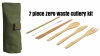 Cutlery: Bamboo 7 Piece Kit in Cloth Bag
