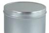  Container, Deep Metal Tin with Lid