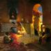 The Perfume Maker painting by Ernst Rodolphe of a scene of processing roses