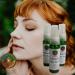 Beautiful red haired woman with Exfoliating Night Serum from Anarres