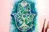  Hamsa Prints by Inna Laktionova tree