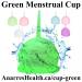Green Menstrual Cup from Anarres Natural Health