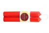 Candle: Tube 6" Red Pair