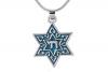  Pendant Star of David with Chai
