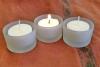Candles: Tealight Frosted Glass Holder