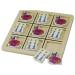 Judaica: Shabbat, Wood Tic Tac Toe game