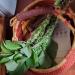 Lindera Benzoin wands in basket