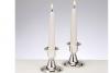 Judaica: Candlestick Silverplated Set 4x6