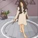 Illustration of a young woman casting a magic circle on the floor