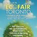 Poster for EcoFair Toronto at Evergreen Brick Works