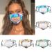 Mask: Cloth Washable with Clear Window measured
