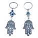 Keyring: Hamsa Evil Eye Protection
