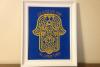  Hamsa Embroidered Picture