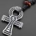 Jewellery: Pendant, Ankh, Yak Bone and Resin