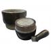 Mortar and Pestle: double sided, granitie