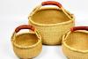 Basket: Grass Shopping, Natural Medium 4x6