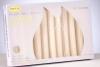  Shabbat Beeswax Candle, Box of 12 4x6