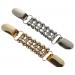 Judaica: Tallit Clips, Jewelled Gold or Silver Colour