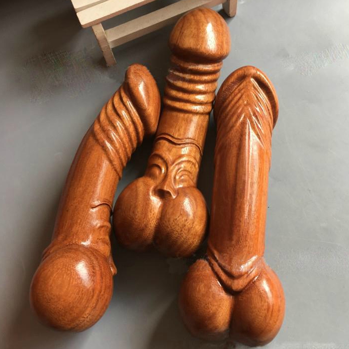 wood dildo