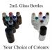 Selection of glass bottles with various coloures of roller ball.