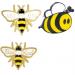 Three Bee Pins
