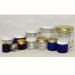 Jar: Blue and Clear Glass_Anarres