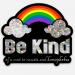Sticker reads "Be Kind of a cunt to racists and homophobes"