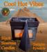Cool hot vibes pyramid candle post