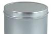 Candle: Container, Deep Metal Tin with Lid Candle: Container, Deep Metal Tin with Lid