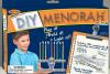 Judaica: Menorah, DIY Kit Metal box