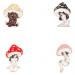 Mushroom Faery Enamel Pins