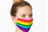 Mask: Rainbow, Adult or Child Sizes