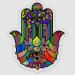 Hamsa Window Front Sticker