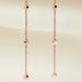 Earrings: Threader Treasure by La Mano