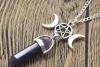 Jewelry: Triple Moon Charm Pendant Necklace2 Jewelry: Triple Moon Charm Pendant Necklace2