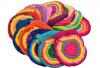 Bag: Crocheted Guatemalan Bag, Round Bag: Crocheted Guatemalan Bag, Round