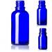 Bottle: Boston Round Blue Glass 5, 10, 15, 30, 100ml Bottle: Boston Round Blue Glass 5, 10, 15, 30, 100ml