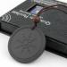 Back of pendant with box: Shungite Black Volcanic Lava EMF Protection