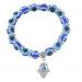 Bracelet: Hamsa and Evil Eye square Bracelet: Hamsa and Evil Eye square