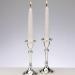Shabbat Candlestick Silverplated Set, L