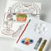 Judaica: Kids Canvas Passover Art Kit open Judaica: Kids Canvas Passover Art Kit open