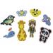 Patch: Fabric Embroidered Cartoon Animals Patch: Fabric Embroidered Cartoon Animals