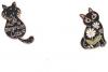 Pin: Enamel Cats