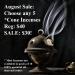 Choose any 5 *Cone Incenses Reg: $40 SALE: $30!