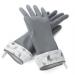 Gloves: Natural Latex Cleaning by Full Circle Grey