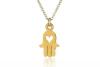Judaica: Hamsa Necklace for Love & Protection Judaica: Hamsa Necklace for Love & Protection