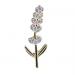 Pin: Enamel and Gold Lavender
