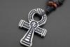 Jewellery: Pendant, Ankh, Yak Bone and Resin Jewellery: Pendant, Ankh, Yak Bone and Resin