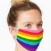 Mask: Rainbow, Adult or Child Sizes Mask: Rainbow, Adult or Child Sizes