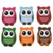 Patch: Fabric Embroidered Owls Patch: Fabric Embroidered Owls